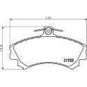 Kit pastiglie freno HELLA 8DB 355 016-681