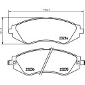 Kit pastiglie freno HELLA 8DB 355 017-141