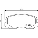 Kit pastiglie freno HELLA 8DB 355 017-161