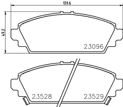 Kit pastiglie freno HELLA 8DB 355 017-261