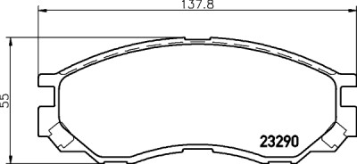 Kit pastiglie freno HELLA 8DB 355 017-271