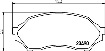 Kit pastiglie freno HELLA 8DB 355 017-281
