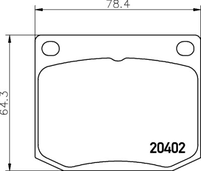 Set di pastiglie freno HELLA 8DB 355 017-381