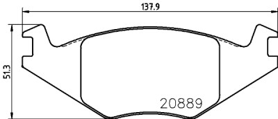 Kit pastiglie freno HELLA 8DB 355 017-491