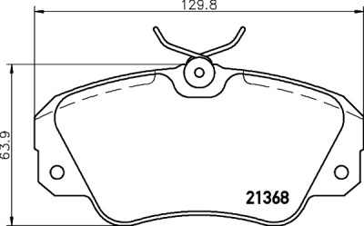 Kit pastiglie freno HELLA 8DB 355 017-771