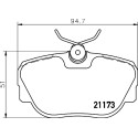 Kit pastiglie freno HELLA 8DB 355 017-811