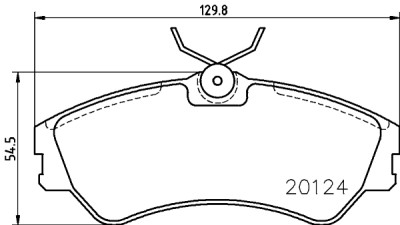 Set di pastiglie freno HELLA 8DB 355 017-881