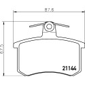 Kit pastiglie freno HELLA 8DB 355 017-951