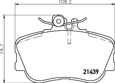 Kit pastiglie freno HELLA 8DB 355 018-041
