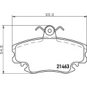Kit pastiglie freno HELLA 8DB 355 018-131