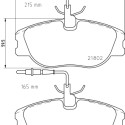 Kit pastiglie freno HELLA 8DB 355 018-171