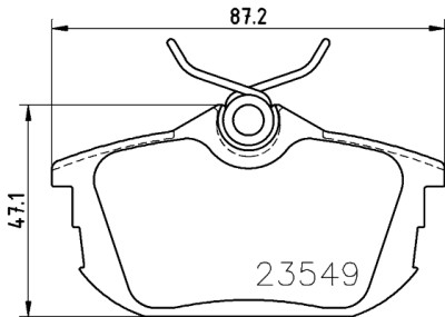 Kit pastiglie freno HELLA 8DB 355 018-271