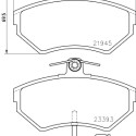 Kit pastiglie freno HELLA 8DB 355 018-451