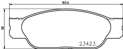 Kit pastiglie freno HELLA 8DB 355 018-551