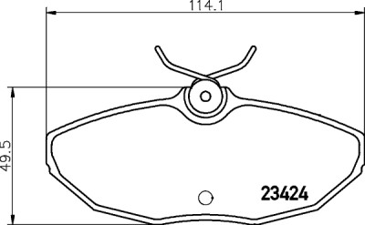 Kit pastiglie freno HELLA 8DB 355 018-561
