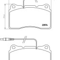 Kit pastiglie freno HELLA 8DB 355 018-671