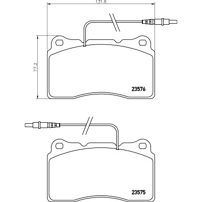 Kit pastiglie freno HELLA 8DB 355 018-671