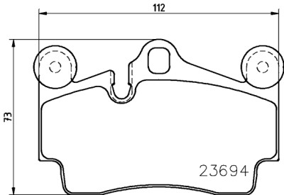 Kit pastiglie freno HELLA 8DB 355 018-711