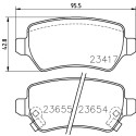 Kit pastiglie freno HELLA 8DB 355 018-781