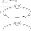 Kit pastiglie freno HELLA 8DB 355 018-891