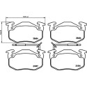 Kit pastiglie freno HELLA 8DB 355 018-941