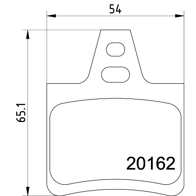 Kit pastiglie freno HELLA 8DB 355 019-011