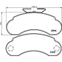 Kit pastiglie freno HELLA 8DB 355 019-101