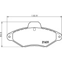Kit pastiglie freno HELLA 8DB 355 019-201