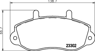 Kit pastiglie freno HELLA 8DB 355 019-321