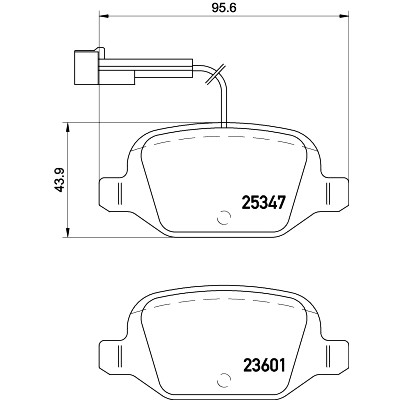 Set di pastiglie freno HELLA 8DB 355 019-631
