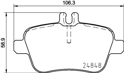 Kit pastiglie freno HELLA 8DB 355 019-641