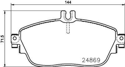 Kit pastiglie freno HELLA 8DB 355 019-721