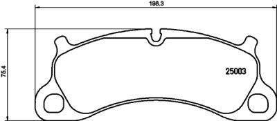 Set di pastiglie freno HELLA 8DB 355 019-731