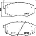 Kit pastiglie freno HELLA 8DB 355 019-791