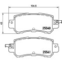 Kit pastiglie freno HELLA 8DB 355 020-151