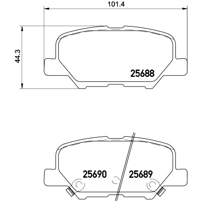 Kit pastiglie freno HELLA 8DB 355 020-291