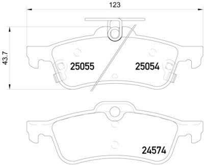 Kit pastiglie freno HELLA 8DB 355 020-501