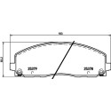 Kit pastiglie freno HELLA 8DB 355 020-571
