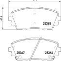 Kit pastiglie freno HELLA 8DB 355 020-611