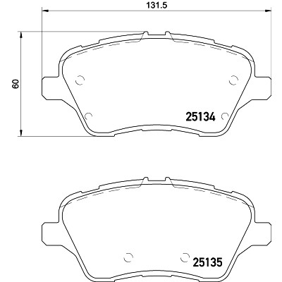 Kit pastiglie freno HELLA 8DB 355 020-621