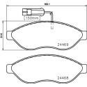 Kit pastiglie freno HELLA 8DB 355 020-651