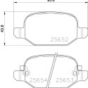 Kit pastiglie freno HELLA 8DB 355 020-761