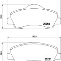 Kit pastiglie freno HELLA 8DB 355 020-771