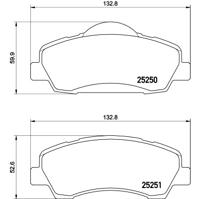 Kit pastiglie freno HELLA 8DB 355 020-771