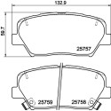 Kit pastiglie freno HELLA 8DB 355 020-871