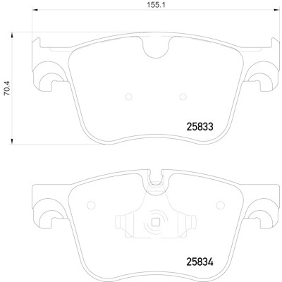 Kit pastiglie freno HELLA 8DB 355 020-981