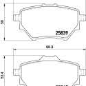 Kit pastiglie freno HELLA 8DB 355 020-991