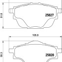 Kit pastiglie freno HELLA 8DB 355 021-001