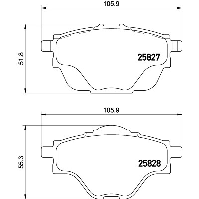 Kit pastiglie freno HELLA 8DB 355 021-001