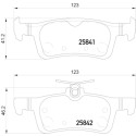Kit pastiglie freno HELLA 8DB 355 021-311